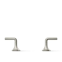 Lever bathroom sink faucet handles