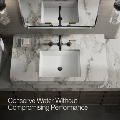 Lever bathroom sink faucet handles
