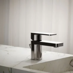Low single-handle bathroom sink faucet, 1.0 gpm
