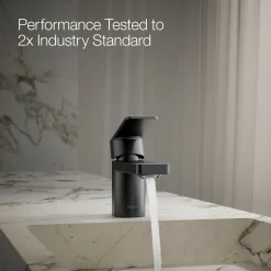 Low single-handle bathroom sink faucet, 1.2 gpm