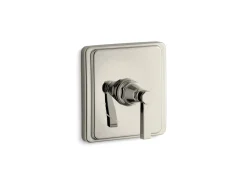 MasterShower® temperature control valve trim with Lever handle