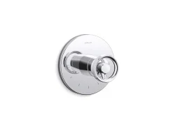 MasterShower® temperature control valve trim with Industrial handle