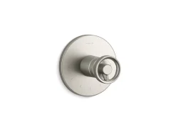 MasterShower® temperature control valve trim with Industrial handle
