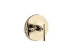 MasterShower® temperature control valve trim with lever handle