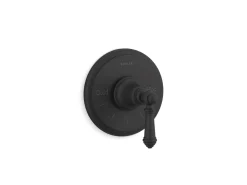 MasterShower® temperature control valve trim with lever handle