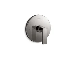 MasterShower® temperature control valve trim with lever handle