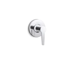 MasterShower® transfer valve trim with lever handle