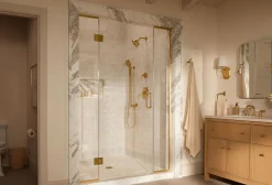 MasterShower® transfer valve trim with lever handle