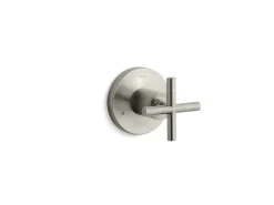 MasterShower® transfer valve trim with cross handle
