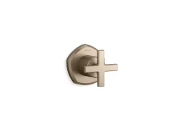 MasterShower® transfer valve trim with cross handle