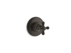 MasterShower® transfer valve trim with cross handle