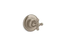 MasterShower® transfer valve trim with cross handle