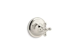 MasterShower® transfer valve trim with cross handle