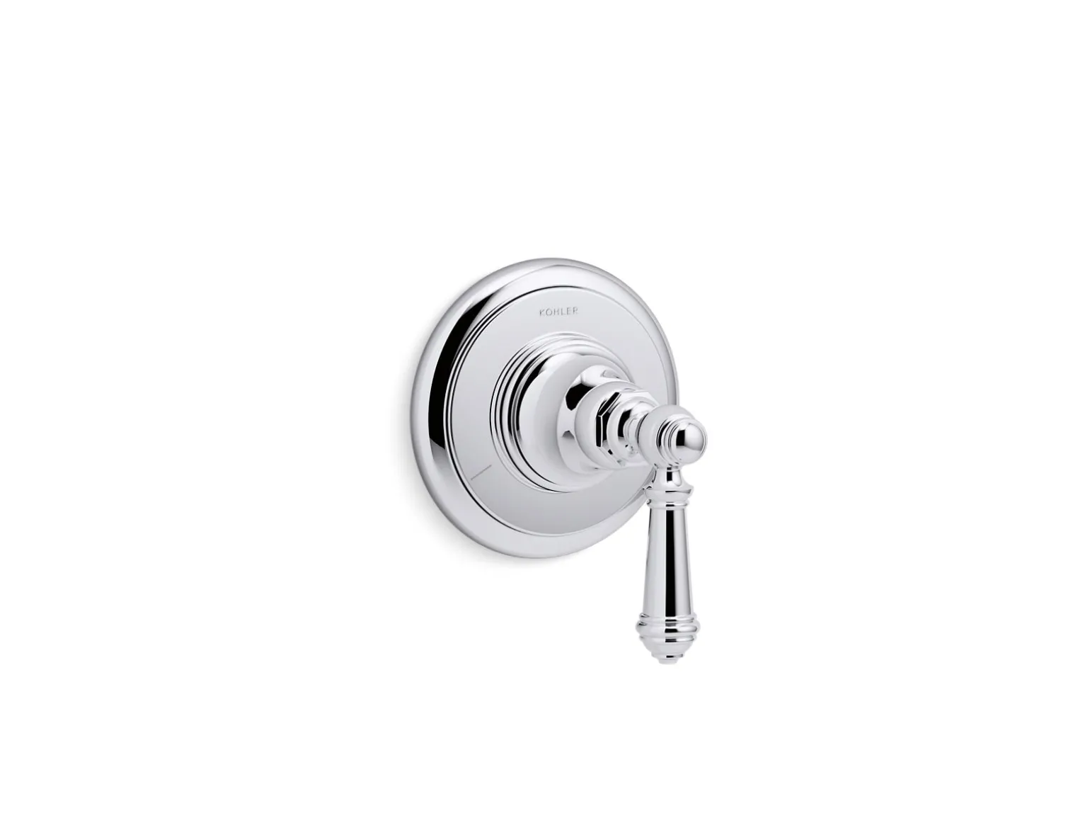 MasterShower® transfer valve trim with lever handle
