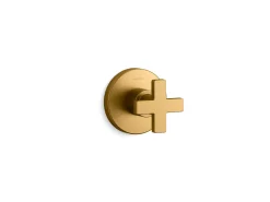 MasterShower® transfer valve trim with cross handle