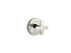 MasterShower® transfer valve trim with cross handle