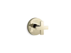 MasterShower® transfer valve trim with cross handle