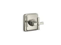MasterShower® volume control valve trim with cross handle