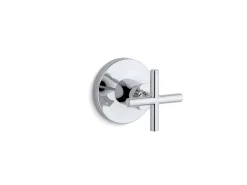 MasterShower® volume control valve trim with cross handle