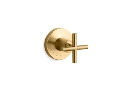 MasterShower® volume control valve trim with cross handle