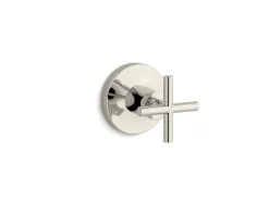 MasterShower® volume control valve trim with cross handle