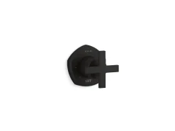 MasterShower® volume control valve trim with cross handle