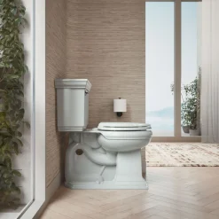 Nightlight ReadyLatch® Quiet-Close™ round-front toilet seat