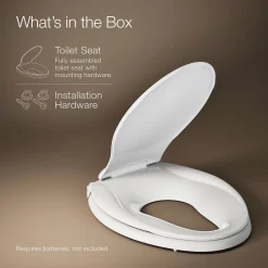 Nightlight ReadyLatch® Quiet-Close™ elongated toilet seat