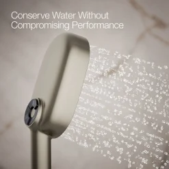 Oblong three-function handshower, 1.75 gpm