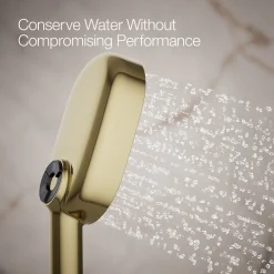 Oblong three-function handshower, 1.75 gpm