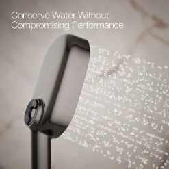 Oblong three-function handshower, 1.75 gpm