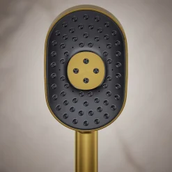 Oblong three-function handshower, 1.75 gpm