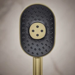 Oblong three-function handshower, 1.75 gpm