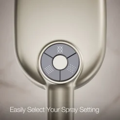 Oblong three-function handshower, 1.75 gpm