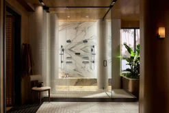 Oblong three-function handshower, 1.75 gpm