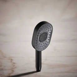 Oblong three-function handshower, 2.5 gpm