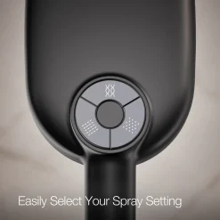 Oblong three-function handshower, 2.5 gpm