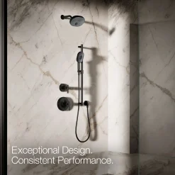 Oblong three-function handshower, 2.5 gpm