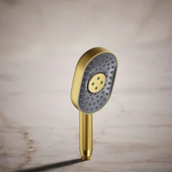 Oblong three-function handshower, 2.5 gpm