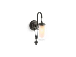 One-light adjustable sconce