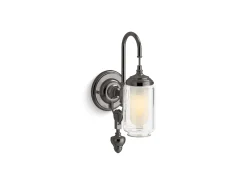 One-light adjustable sconce