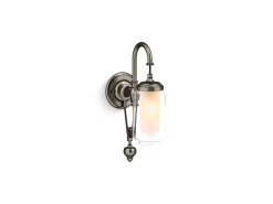 One-light adjustable sconce