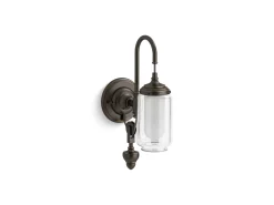 One-light adjustable sconce
