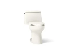 One-piece compact elongated 1.6 gpf toilet with Revolution 360® swirl flushing technology