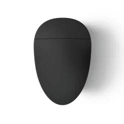 One-piece compact elongated smart toilet, dual-flush