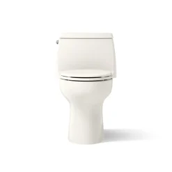 One-piece compact elongated toilet, 1.28 gpf