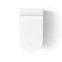 One-piece elongated smart toilet, dual-flush