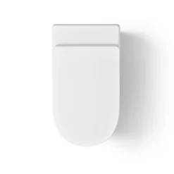 One-piece elongated smart toilet, dual-flush