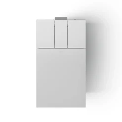 One-piece elongated smart toilet, dual-flush