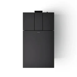 One-piece elongated smart toilet, dual-flush